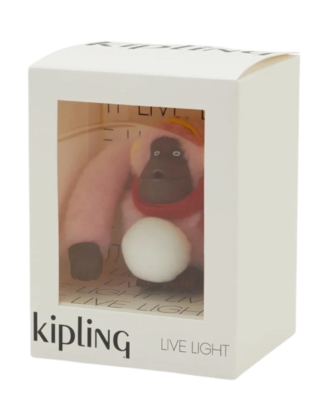 Kipling Snowball Monkey Keychain - Picture 3 of 8